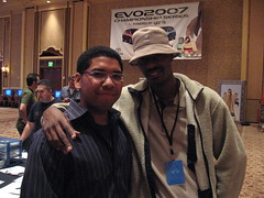 ComboFiend and Chaotic Blue at Evo2k7