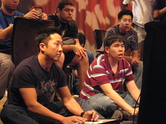 Justin Wong faces John Choi in CvS2 at Evo2k6