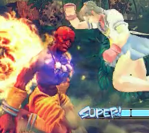 SF4 crumpling Dhalsim